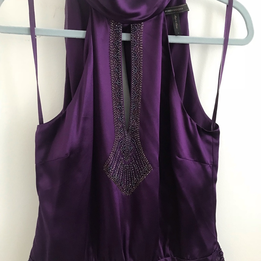 BCBG Silk halter top